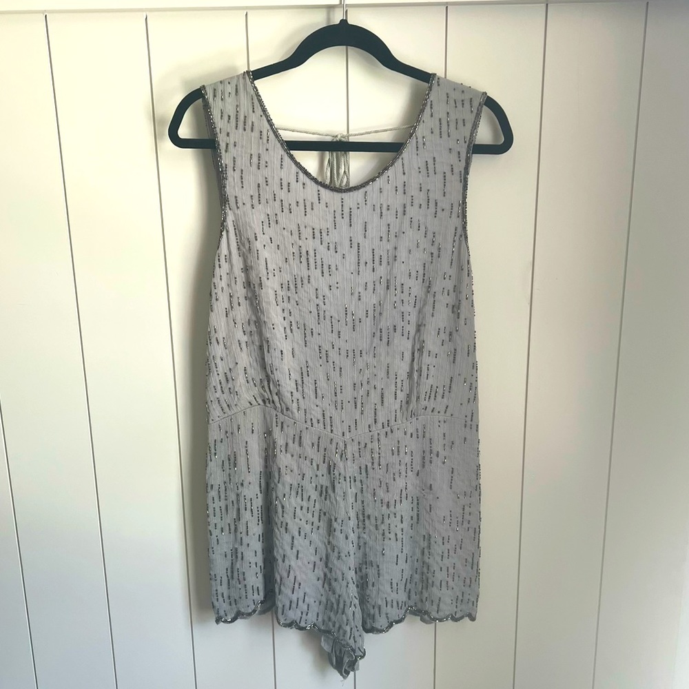 ❌N/A❌ Free People beaded romper - Picture 7 of 15
